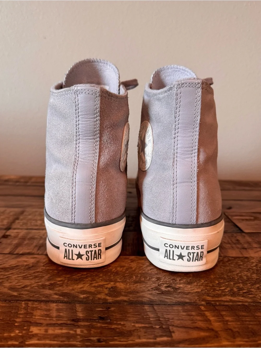 Women’s Converse Chuck Taylor All-Star High-Top Sneakers in Gravel/Iron Gray - Picture 6 of 14